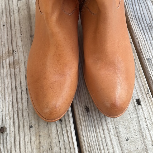 Kork Ease "Adrianne" Tan Leather Tall OTK Boots Size 8.5 - Picture 6 of 16
